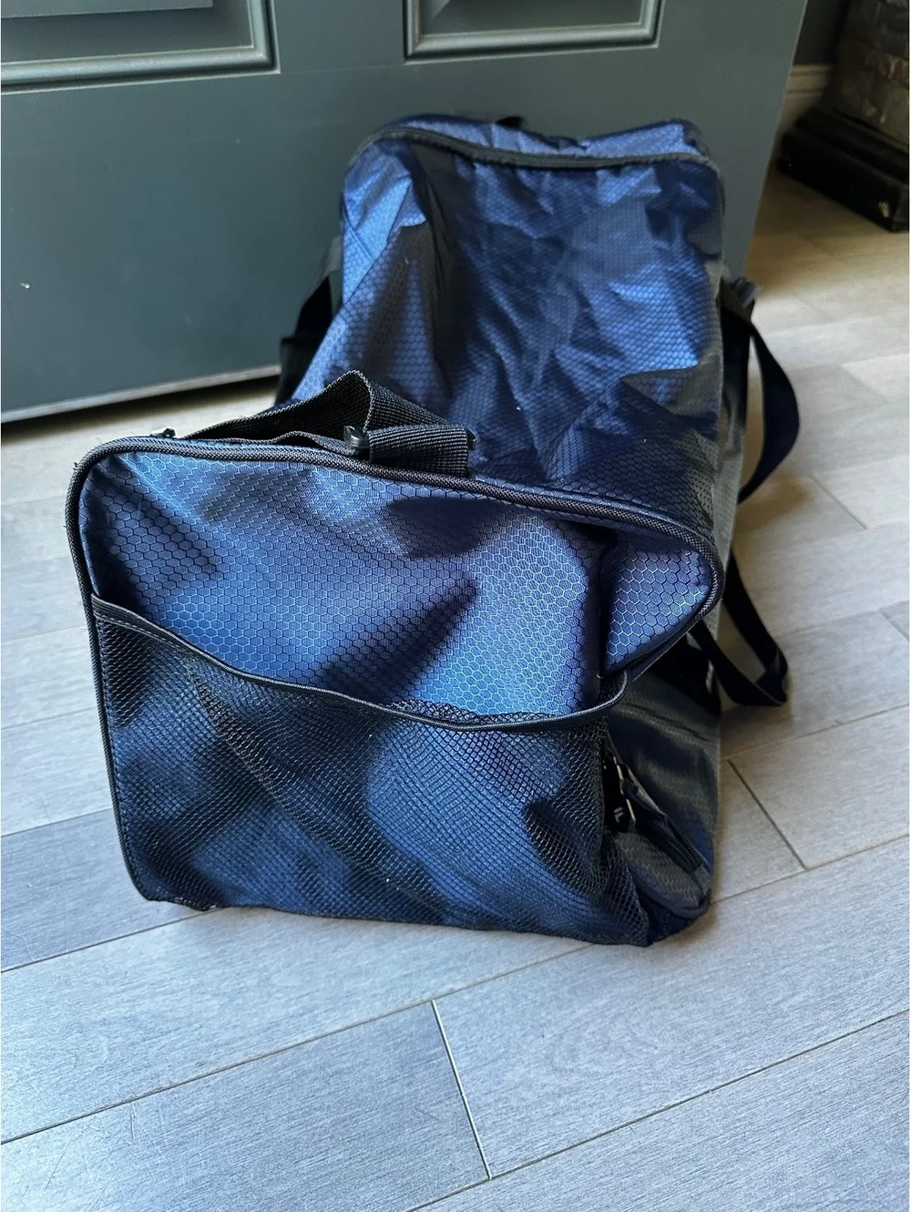 FILA Navy Blue Sports Duffle Bag Travel Gym Basketball Football Soccer Athletic